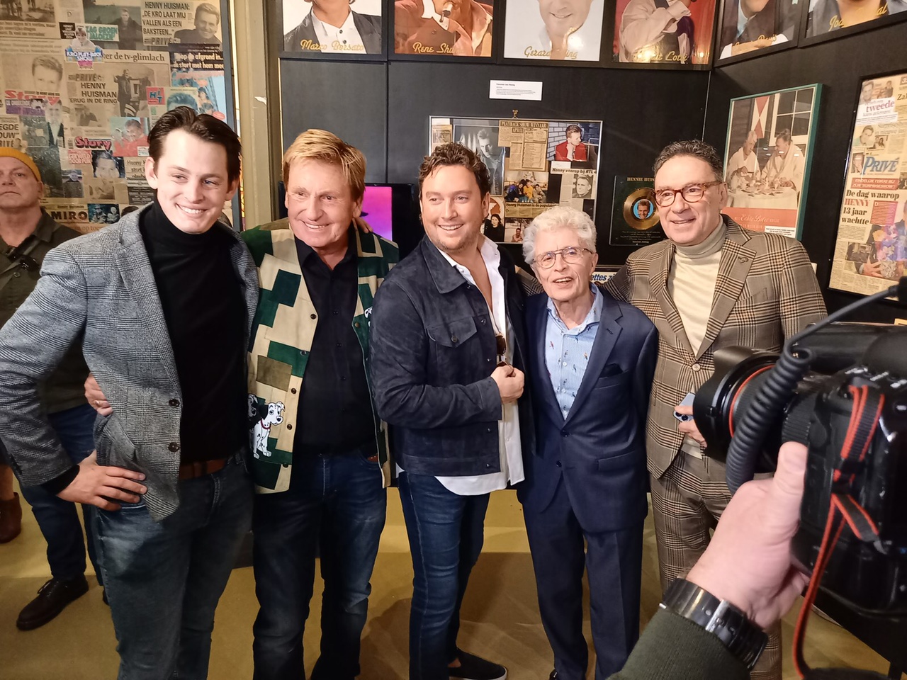 Opening 'De Henny Huisman Show' in 'Het Museum van de 20e Eeuw'.